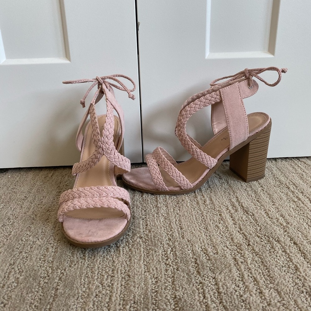 JUSTFAB Soft Pink 3.5” Heels